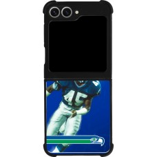 Coque Samsung Galaxy Z Flip6 - Silicone rigide noir Super Bowl 26 Seattle 1