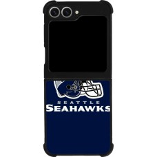 Coque Samsung Galaxy Z Flip6 - Silicone rigide noir Super Bowl 26 Seattle 3