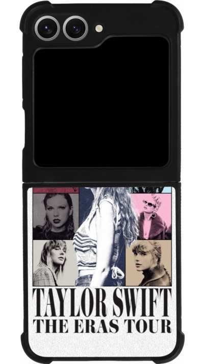 Coque Samsung Galaxy Z Flip6 - Silicone rigide noir Taylor Swift The Eras Tour