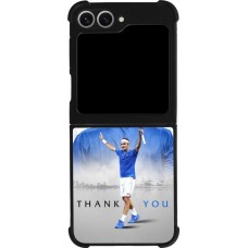 Coque Samsung Galaxy Z Flip6 - Silicone rigide noir Thank you Roger