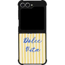 Samsung Galaxy Z Flip6 Case Hülle - Silikon schwarz The good life 2026