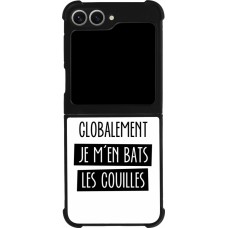 Samsung Galaxy Z Flip6 Case Hülle - Silikon schwarz Le truc globalement bats les couilles