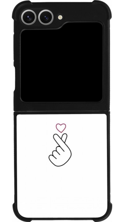 Coque Samsung Galaxy Z Flip6 - Silicone rigide noir Valentine 2024 heat by Millennials