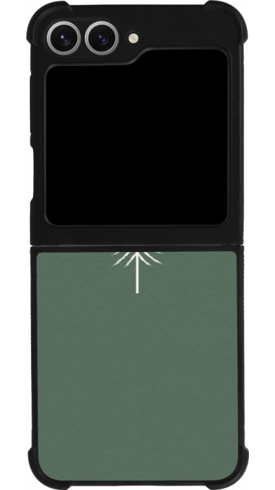 Coque Samsung Galaxy Z Flip6 - Silicone rigide noir Christmas 22 minimalist tree