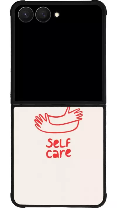 Coque Samsung Galaxy Z Flip7 - Silicone rigide noir Saint Valentines Day 26 Self love self care