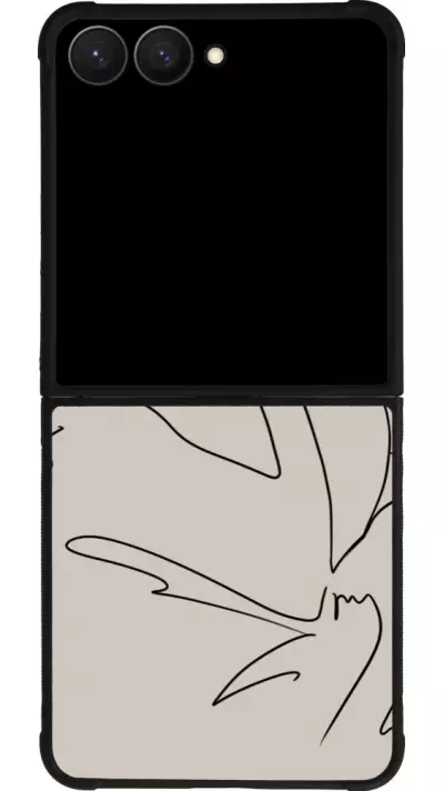Coque Samsung Galaxy Z Flip7 - Silicone rigide noir Salnikova 05