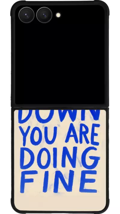Coque Samsung Galaxy Z Flip7 - Silicone rigide noir Slow down 2026