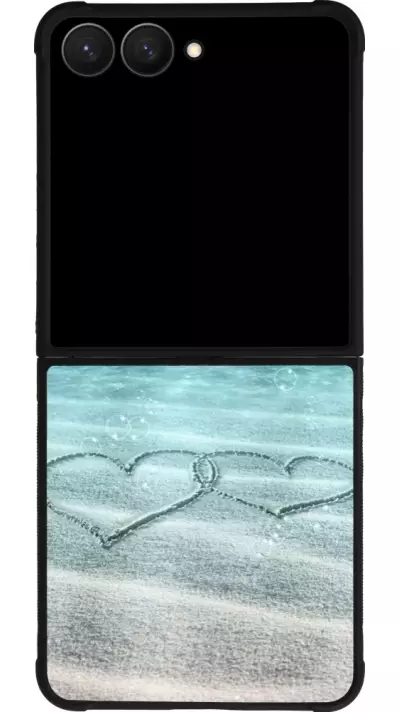 Coque Samsung Galaxy Z Flip7 - Silicone rigide noir Summer 18 19