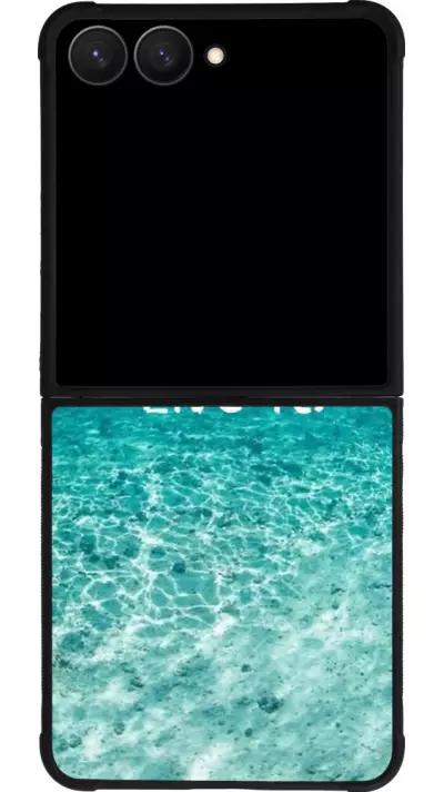 Coque Samsung Galaxy Z Flip7 - Silicone rigide noir Summer 18 24