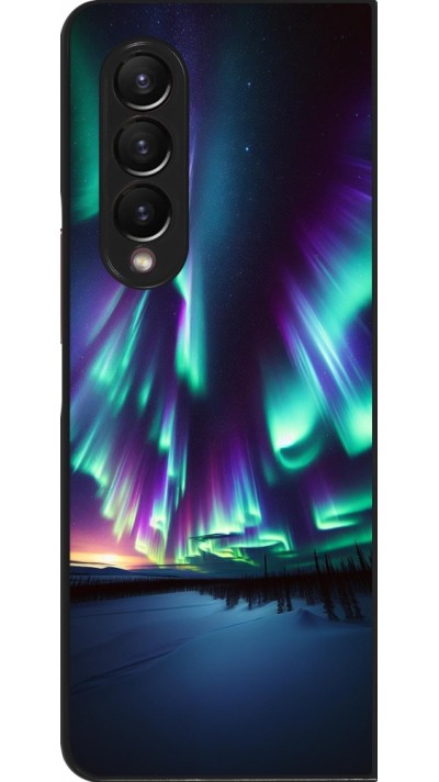 Samsung Galaxy Z Fold3 5G Case Hülle - Funkelndes Nordlicht
