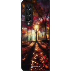 Coque Samsung Galaxy Z Fold3 5G - Automne doré glare