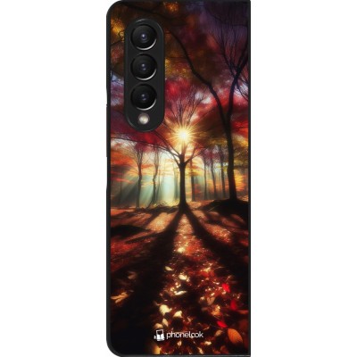 Coque Samsung Galaxy Z Fold3 5G - Automne doré glare