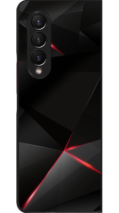 Samsung Galaxy Z Fold3 5G Case Hülle - Black Red Lines
