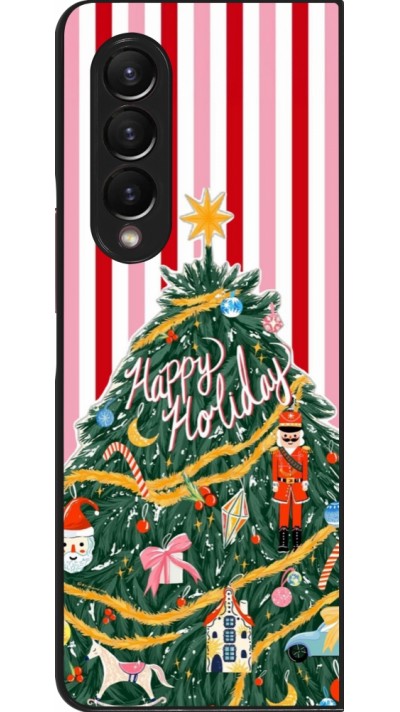 Coque Samsung Galaxy Z Fold3 5G - Christmas 25 Happy Holiday