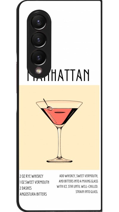 Samsung Galaxy Z Fold3 5G Case Hülle - Cocktail Rezept Manhattan