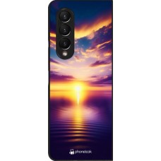 Samsung Galaxy Z Fold3 5G Case Hülle - Sonnenuntergang gelb violett