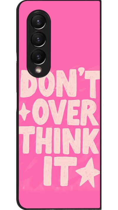 Samsung Galaxy Z Fold3 5G Case Hülle - Dont over think it 2026