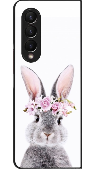 Coque Samsung Galaxy Z Fold3 5G - Easter 2023 flower bunny