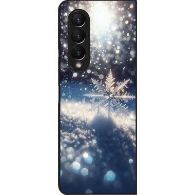 Samsung Galaxy Z Fold3 5G Case Hülle - Schneeflocke Solar Glanz