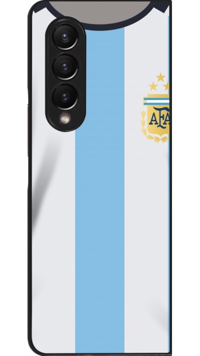 Samsung Galaxy Z Fold3 5G Case Hülle - Argentinien 2022 personalisierbares Fussballtrikot