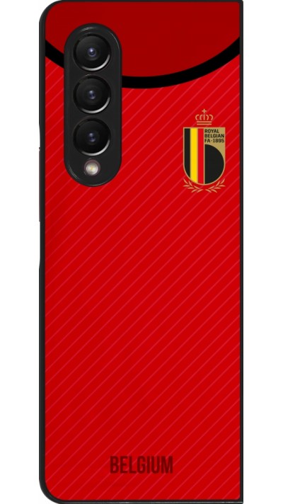 Samsung Galaxy Z Fold3 5G Case Hülle - Belgien 2022 personalisierbares Fußballtrikot
