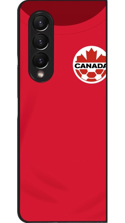 Coque Samsung Galaxy Z Fold3 5G - Maillot de football Canada 2022 personnalisable
