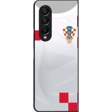 Samsung Galaxy Z Fold3 5G Case Hülle - Kroatien 2022 personalisierbares Fussballtrikot