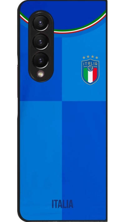 Coque Samsung Galaxy Z Fold3 5G - Maillot de football Italie 2022 personnalisable