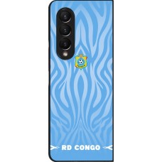Samsung Galaxy Z Fold3 5G Case Hülle - Demokratische Republik Kongo 2026 personalisierbares Fussballtrikot