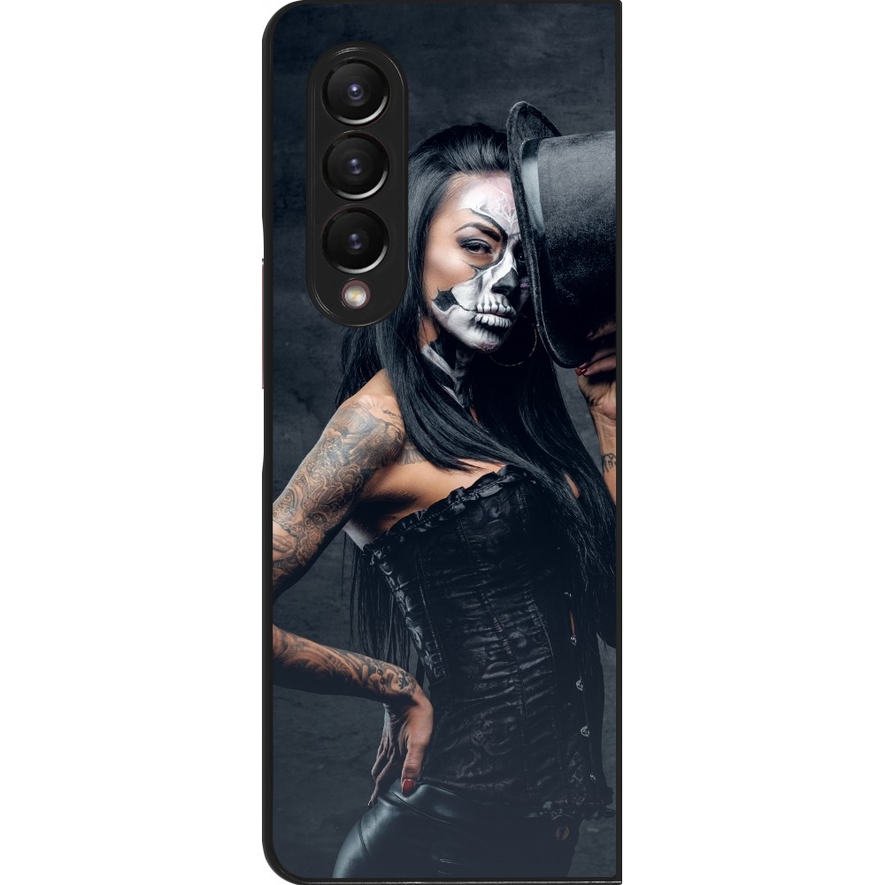 Coque Samsung Galaxy Z Fold3 5G - Halloween 22 Tattooed Girl