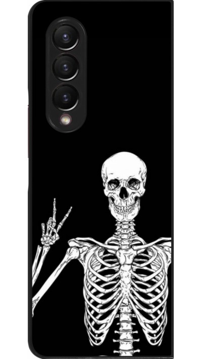 Samsung Galaxy Z Fold3 5G Case Hülle - Halloween 2023 peace skeleton