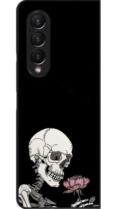 Coque Samsung Galaxy Z Fold3 5G - Halloween 2023 rose and skeleton