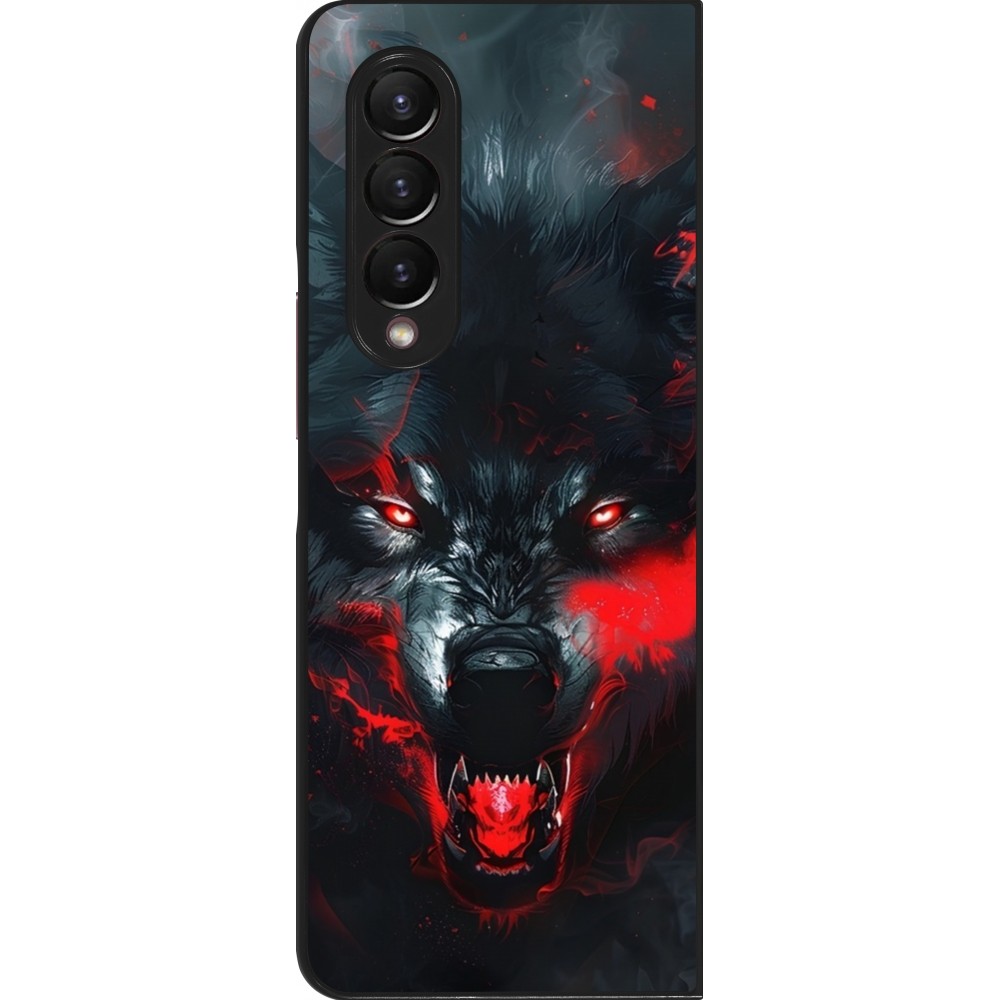 Coque Samsung Galaxy Z Fold3 5G - Halloween 2024 mad werewolf