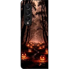 Samsung Galaxy Z Fold3 5G Case Hülle - Halloween 2025 Road of Terrifying Pumpkins