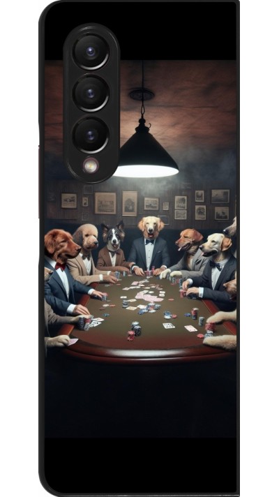Samsung Galaxy Z Fold3 5G Case Hülle - Die Pokerhunde