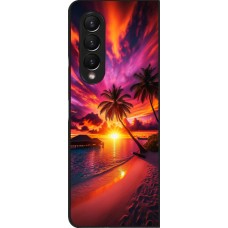 Samsung Galaxy Z Fold3 5G Case Hülle - Malediven Abenddämmerung Glückseligkeit