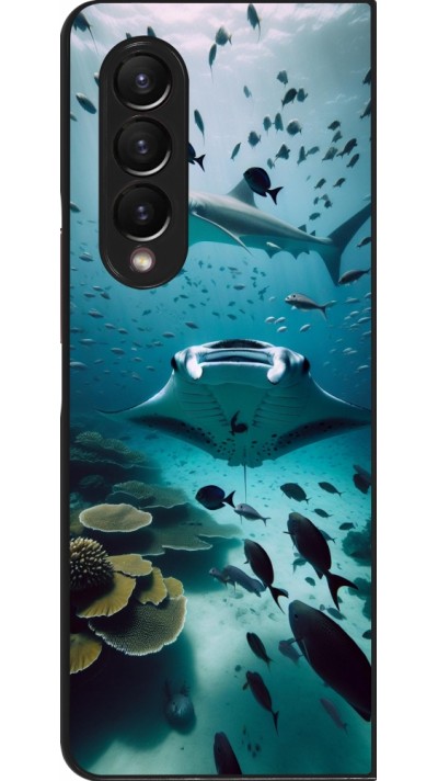 Coque Samsung Galaxy Z Fold3 5G - Manta Lagon Nettoyage