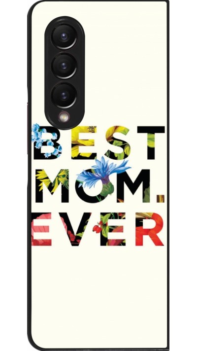 Coque Samsung Galaxy Z Fold3 5G - Mom 2023 best Mom ever flowers