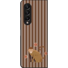 Samsung Galaxy Z Fold3 5G Case Hülle - Monkey with stripes