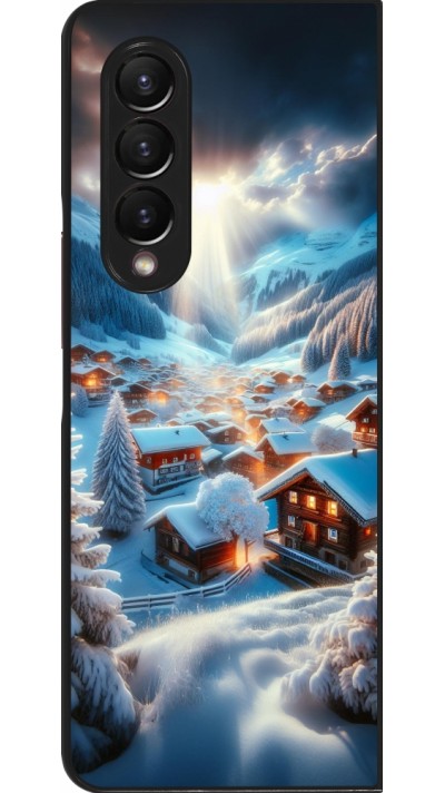 Samsung Galaxy Z Fold3 5G Case Hülle - Berg Schnee Licht