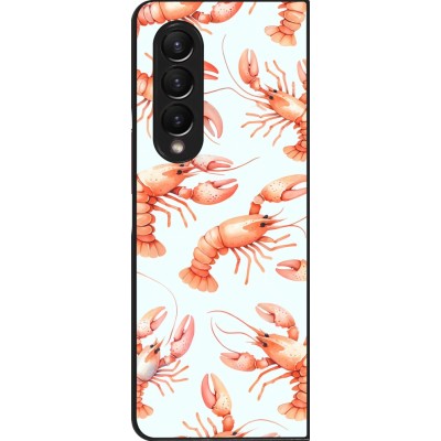 Coque Samsung Galaxy Z Fold3 5G - Pattern de homards pastels