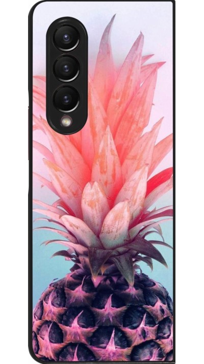 Coque Samsung Galaxy Z Fold3 5G - Purple Pink Pineapple
