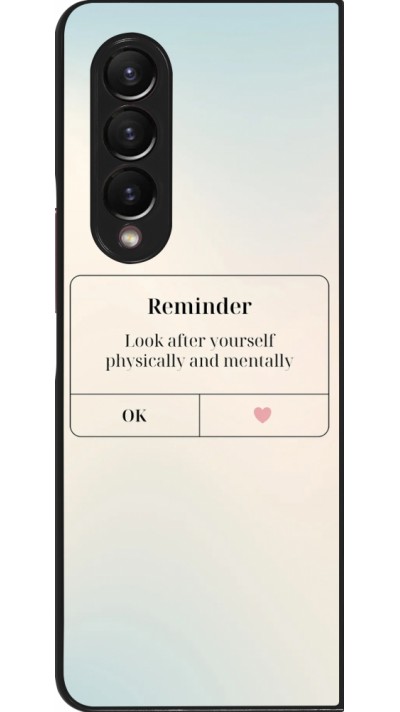 Coque Samsung Galaxy Z Fold3 5G - Reminder Look after yourself