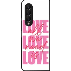 Coque Samsung Galaxy Z Fold3 5G - Saint Valentines Day 26 Love all we need is