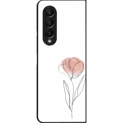 Samsung Galaxy Z Fold3 5G Case Hülle - Spring 23 minimalist flower