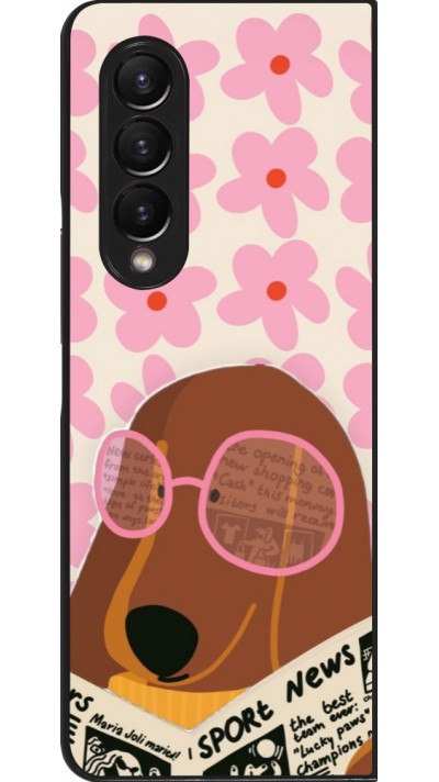 Coque Samsung Galaxy Z Fold3 5G - Dog with newspaper Spring 2026