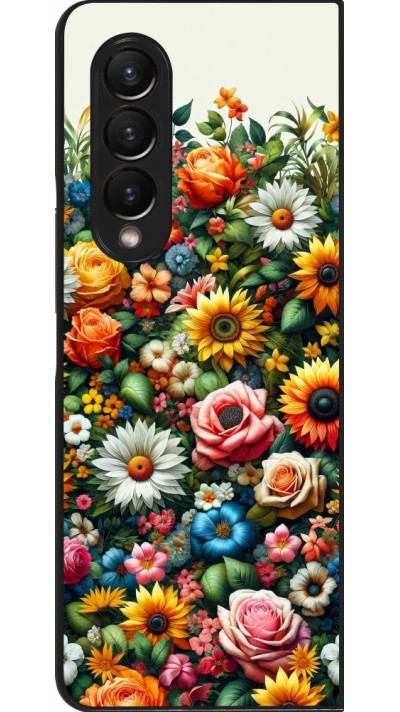 Coque Samsung Galaxy Z Fold3 5G - Summer Floral Pattern