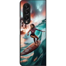 Samsung Galaxy Z Fold3 5G Case Hülle - Surferin aus Bali