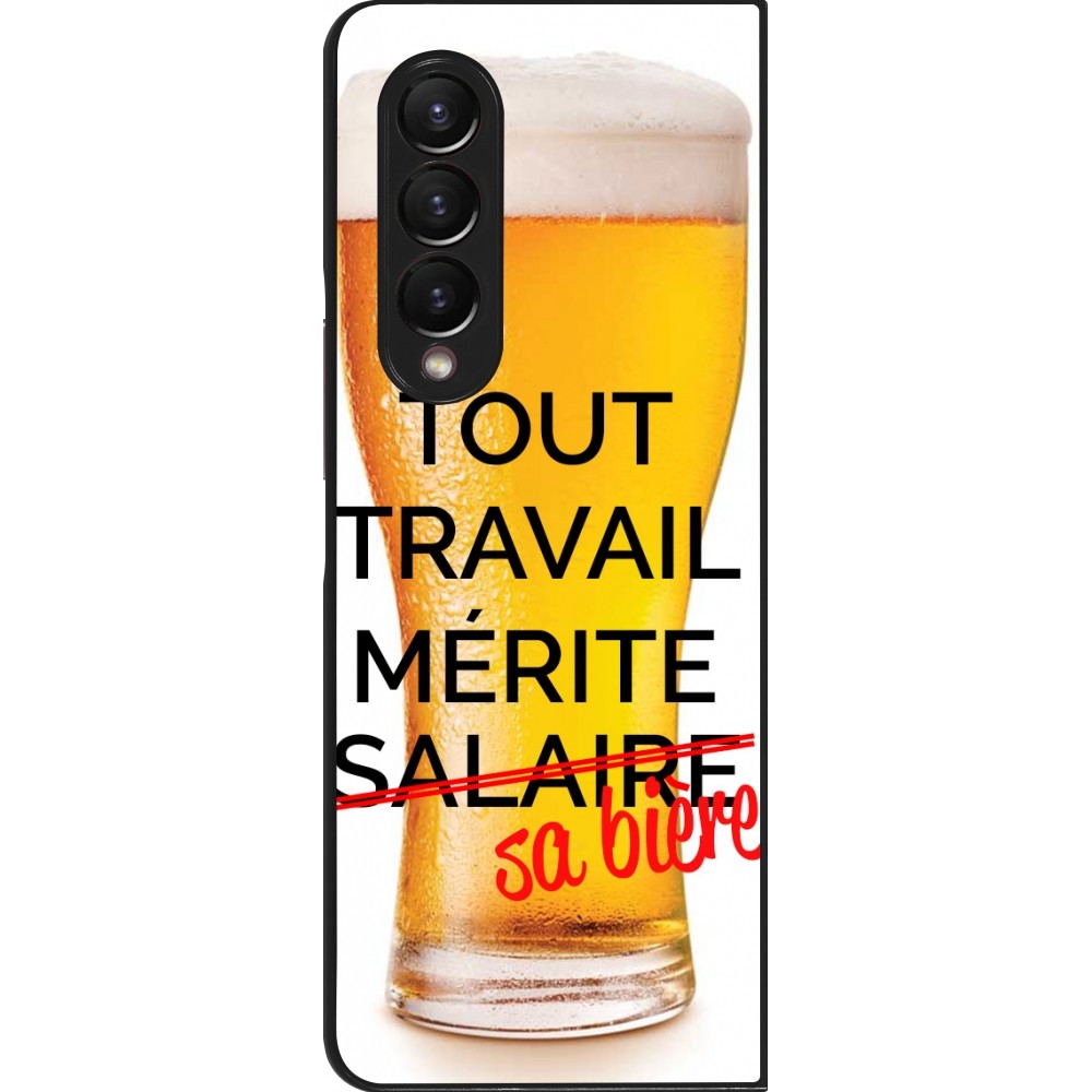 Coque Samsung Galaxy Z Fold3 5G - Tout travail mérite sa bière