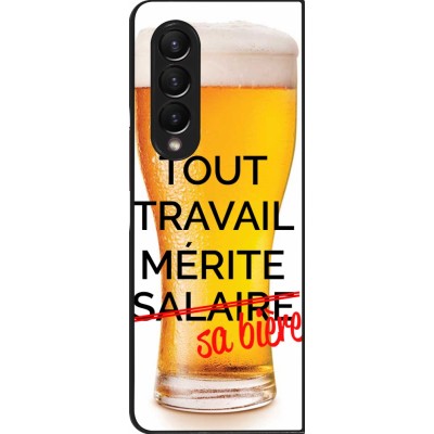 Samsung Galaxy Z Fold3 5G Case Hülle - Tout travail mérite sa bière